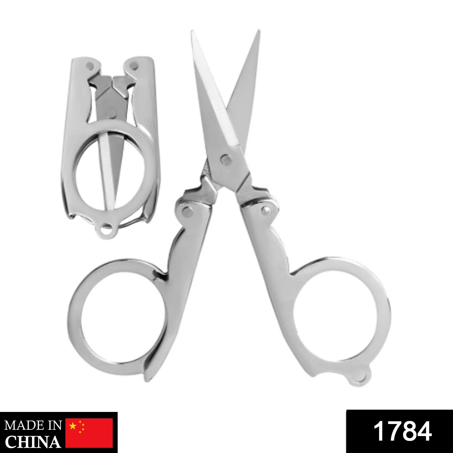 1784 Folding Scissor 3.5inch used in crafting and cutting purposes for children’s and adults. 1784 Folding Scissor 3.5inch used in crafting and cutting purposes for children’s and adults.